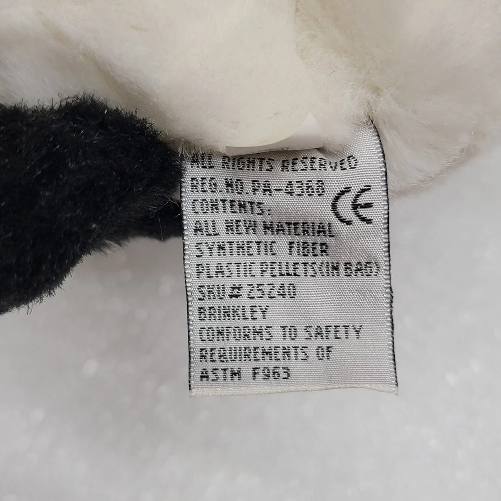 Dakin Baby Pups Brinkley Springer Spaniel White Black Puppy Dog Plush